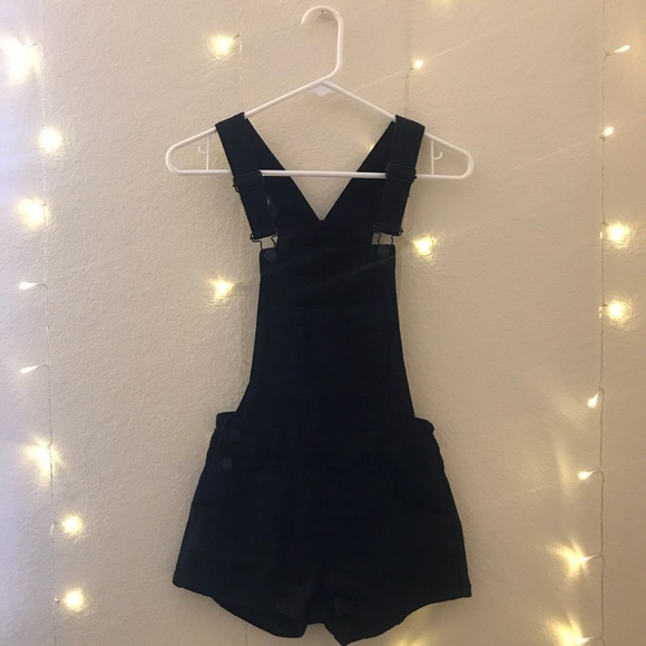 PacSun Denim - Black Pacsun Short Overalls